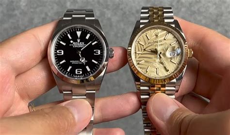 rolex datejust vs explorer i|datejust vs rolex explorer.